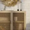 Natural Wood Sideboard - Boho Bali Design - 2 doors - Treys image 7