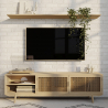 Buy TV Cabinet in Nautral Wood,  Boho Bali Style - Treys Natural 60514 with a guarantee