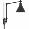 Buy Lamp Wall Light - Adjustable Reading Light - Black Black 60515 Home delivery