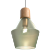 Buy Hanging Lamp - Modern Crystal Style - Hewl Green 60516 at Privatefloor
