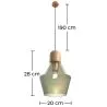 Hanging Lamp - Modern Crystal Style - Hewl image 7