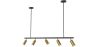 Rail Ceiling Lamp - 5 Adjustable Gold Spotlights - 110CM image 7