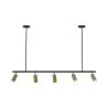 Rail Ceiling Lamp - 5 Adjustable Gold Spotlights - 110CM image 7