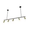 Rail Ceiling Lamp - 5 Adjustable Gold Spotlights - 110CM image 7
