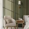 Lamp Wall Light - Gold with Fabric Shade - Miu image 7