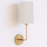 Buy Lamp Wall Light - Gold with Fabric Shade - Miu Gold 60524 at Privatefloor