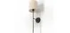 Lamp Wall Light - Black with Fabric Shade - Dena image 7