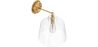 Lamp Wall Light - Gold Metal and Crystal - Sabela image 7