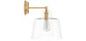 Lamp Wall Light - Gold Metal and Crystal - Sabela image 7