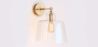 Lamp Wall Light - Gold Metal and Crystal - Sabela image 7