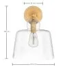 Lamp Wall Light - Gold Metal and Crystal - Sabela image 7
