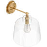 Buy Lamp Wall Light - Gold Metal and Crystal - Sabela Transparent 60526 - prices