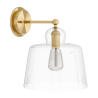 Buy Lamp Wall Light - Gold Metal and Crystal - Sabela Transparent 60526 - in the EU