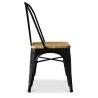 Buy Dining Chair - Industrial Design - Wood & Steel - Stylix Red 99932897 at Privatefloor