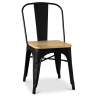 Buy Dining Chair - Industrial Design - Wood & Steel - Stylix Red 99932897 - prices
