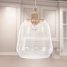 Ceiling Lamp - Pendant Lamp - Glass and Metal - Amaia image 7