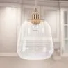 Ceiling Lamp - Pendant Lamp - Glass and Metal - Amaia image 7