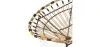 Round Synthetic Rattan Outdoor Chair - Boho Bali Design - Elsa image 7
