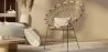 Round Synthetic Rattan Outdoor Chair - Boho Bali Design - Elsa image 7