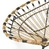 Round Synthetic Rattan Outdoor Chair - Boho Bali Design - Elsa image 7