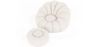 Upholstered Armchair with Ottoman - White Boucle - Rubi image 7