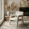 Upholstered Dining Chair - White Boucle - Colette image 7