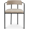 Buy Upholstered Dining Chair - Velvet - Garne Taupe 60545 - in the EU