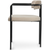Buy Upholstered Dining Chair - Velvet - Garne Taupe 60545 in the Europe