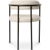 Buy Upholstered Dining Chair - White Boucle - Garne White 60546 Home delivery