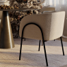 Buy Upholstered Dining Chair - White Boucle - James White 60547 - prices