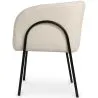 Upholstered Dining Chair - White Boucle - James image 7