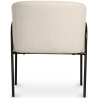 Buy Upholstered Dining Chair - White Boucle - James White 60547 with a guarantee