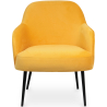 Buy Upholstered Dining Chair - Velvet - Hyra Yellow 60548 - in the EU