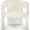 Buy Upholstered Dining Chair - White Boucle - Ashley White 60551 - in the EU