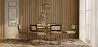Pack Industrial Design Dining Table 150cm & 6 Rattan Dining Chairs - Velvet Upholstery - Puila image 7