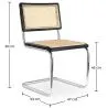 Pack Industrial Design Wooden Dining Table (200cm) & 8 Rattan Dining Chairs - Bruna image 7