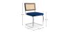 Pack Industrial Design Wooden Dining Table (220cm) & 8 Rattan Dining Chairs - Velvet Upholstery - Hyre image 7