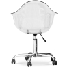 Buy Office Chair with Armrests Transparent - Swivel Desk Chair with Wheels - Grev Grey transparent 60599 in the Europe
