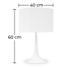 Buy Spone Table Lamp White 58277 Home delivery