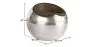 Living Room Chair - Ball Design Chair - Leather and Metal - Circle image 7