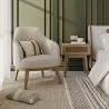 Bedside Table with Drawer - Boho Bali Wood - Yanpai image 7