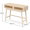 Desk - Console Hallway - Boho Bali Wood - Yanpai image 7