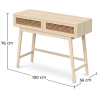 Buy Desk - Console Hallway - Boho Bali Wood - Yanpai Natural 60606 - in the EU