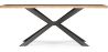 Rectangular Dining Table - Industrial - Wood and Metal - Bayron image 7
