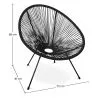 Pack Acapulco Chair x2 - Black Legs - New edition image 7