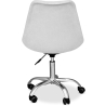 Buy Upholstered Desk Chair with Wheels - Tulip Light grey 60613 Home delivery