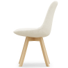 Buy Upholstered Dining Chair - White Boucle - Tulip White 60614 in the Europe