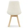 Upholstered Dining Chair - White Boucle - Tulip image 7