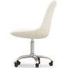Buy Desk Chair with Wheels - White Boucle - Tulip White 60615 at Privatefloor