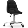 Buy Desk Chair with Wheels - Upholstered - Fery Black 60616 - prices